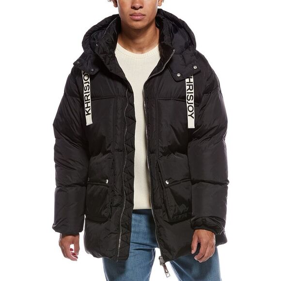 Khrisjoy MensMatte Parka Black